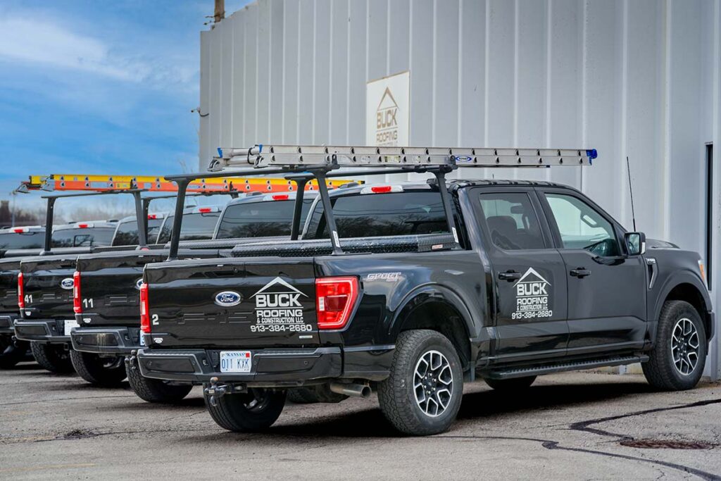 Trucks - Buck Roofing & Construction