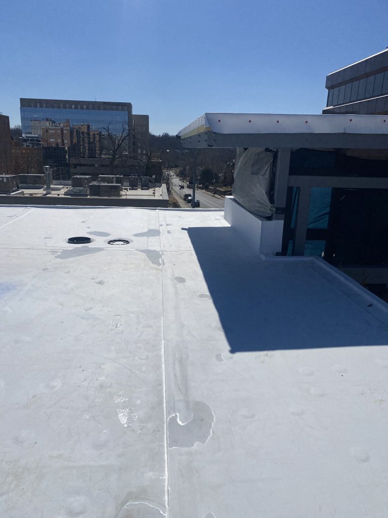 commercial rooftop project by Buck Roofing