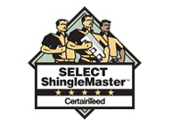 Certainteed Select ShingleMaster certified - Buck Roofing provides top quality residential roofing services
